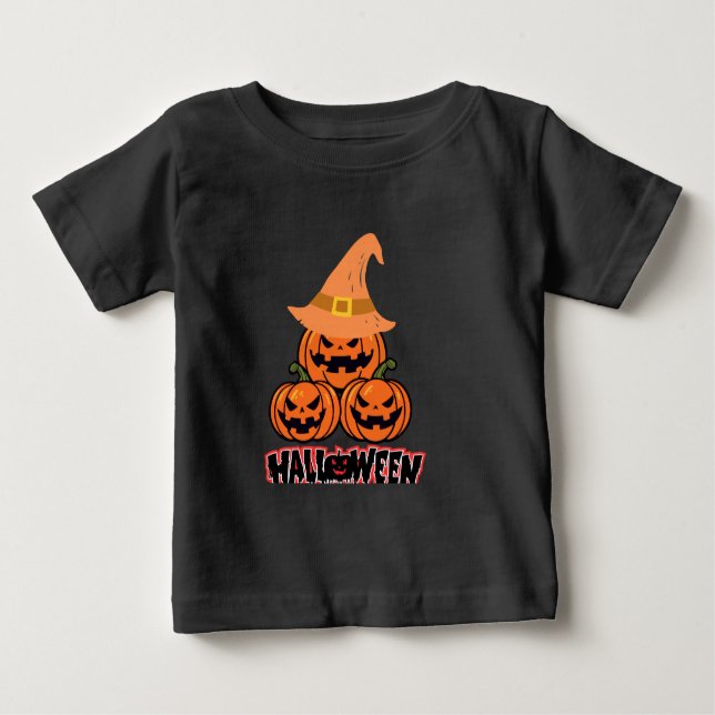Camiseta Feliz Halloween Girly Cute (Frente)
