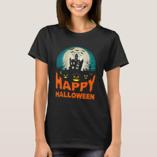 Camiseta Feliz Halloween Hauneen House Graveyard Scary Pump