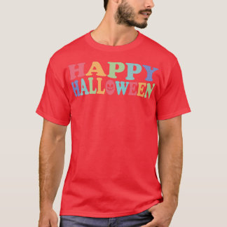 Camiseta Feliz Halloween Jack O Lanterna Rostos Homens