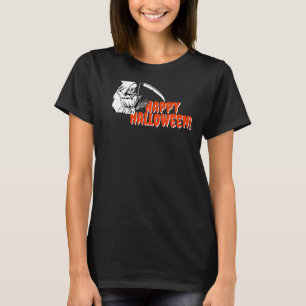 Camiseta Feliz Halloween Orange Grim Reaper