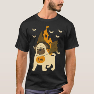 Camiseta Feliz Halloween para Amante de Cachorro - Cachorro