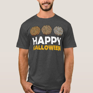 Camiseta Feliz Halloween Preguiçoso Figurino Bonito Pumpkin