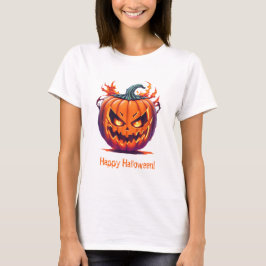 Camiseta Feliz Halloween Pumpkin