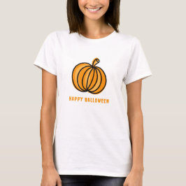 Camiseta Feliz Halloween Pumpkin