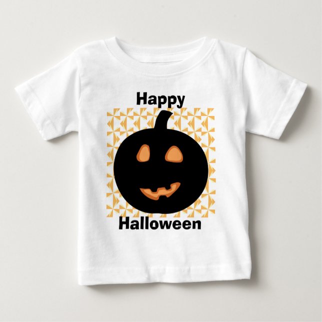 Camiseta Feliz Halloween Pumpkin (Frente)