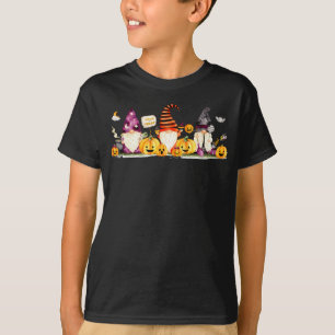 Camiseta Feliz Halloween Rainbow Pumpkin Costume Kids Gift