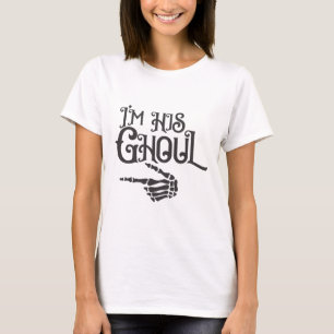 Camiseta Feliz Halloween Sou Sua Mão De Caveira Ghoul