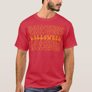 Camiseta Feliz Halloween Spookes Vibes Pumpkin E Aranha-Da-