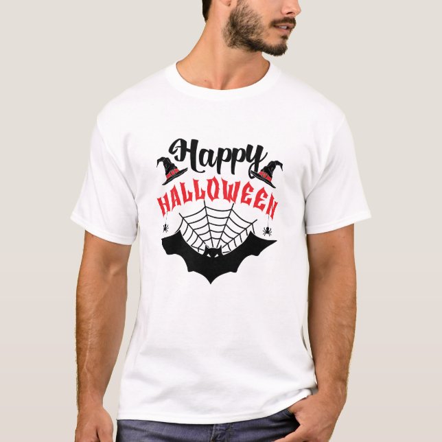 Camiseta Feliz Halloween Spooktacular (Frente)