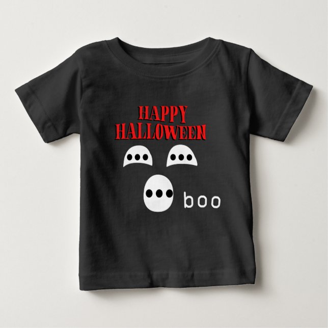 Camiseta Feliz Halloween Spooky (Frente)