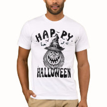 Feliz Halloween, Spooky abóbora vestindo chapéu