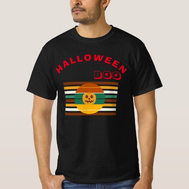 Camiseta Feliz Halloween Spooky Unisex (Frente)