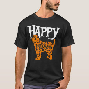 Camiseta Feliz Halloween Tibetan Mastiff