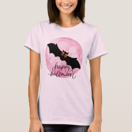 Camiseta Feliz Halloween Vampire Bat