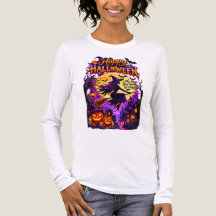 Feliz Halloween Voo de Bruxa – Assustador, Mágico