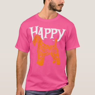 Camiseta Feliz Halloween Wire Hair Fox Terrier