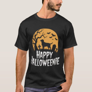 Camiseta Feliz Halloweenie Cachorros Adormecidos Vibes Hall