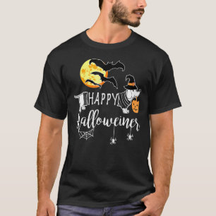 Camiseta Feliz Halloweiner Dachshund Halloween Para Doxie O