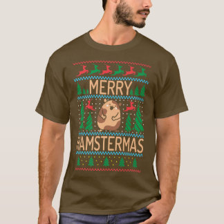 Camiseta Feliz Hamstermas Cute Hamster Lover Xmas Premium