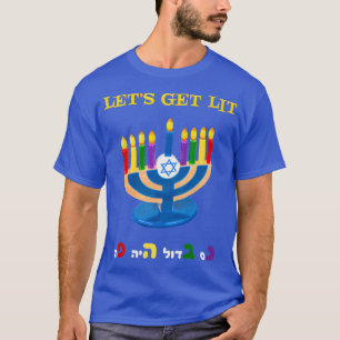 Camiseta Feliz Hanukkah, a temporada para as crianças que s