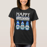 Camiseta Feliz Hanukkah Chanukah Gnomos Judeus<br><div class="desc">Feliz Hanukkah Chanukah Gnomos Judeus</div>