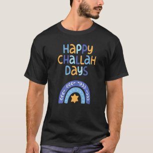 Camiseta Feliz Hanukkah Chanukah Rainbow Menorah Jewish Hol