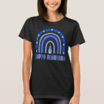 Camiseta Feliz Hanukkah Chanukah Rainbow Menorah Jewish Hol<br><div class="desc">Feliz Hanukkah Chanukah Rainbow Menorah Jewish Holiday 10</div>