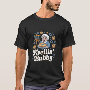 Camiseta Feliz Hanukkah Engraçado Feriado Judeu Kvellin Bub
