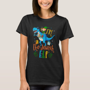 Camiseta Feliz Hanukkah Família Judia de Elfos Grupo Natal