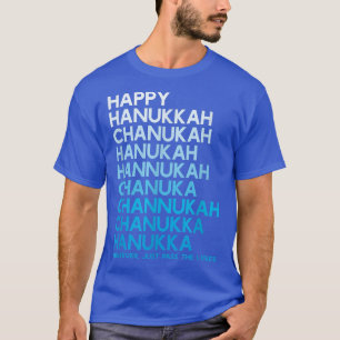 Camiseta Feliz Hanukkah Feriado Judeu Chanukah Menorah Dre
