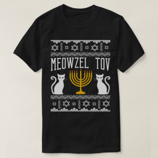 Camiseta Feliz Hanukkah Gato Arte Meowzel Tov