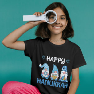 Camiseta Feliz Hanukkah Gnomos