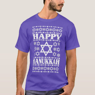 Camiseta Feliz Hanukkah Homens Mulheres Crianças, Jeway Hol