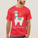 Camiseta Feliz Hanukkah Llama Cute Alpaca Chanukah Kids<br><div class="desc">Feliz Hanukkah Llama Cute Alpaca Chanukah Kids.</div>