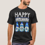 Camiseta Feliz Hanukkah Menorah Gnomos Judeus Chanukah Men<br><div class="desc">Feliz Hanukkah Menorah Gnomos Judeus Chanukah Homens</div>