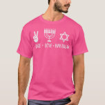 Camiseta Feliz Hanukkah Menorah Judeu Luz Chanukah T-Shi<br><div class="desc">Feliz Hanukkah Menorah Luz Jewish Chanukah T-Shirt.</div>