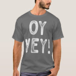 Camiseta Feliz Hanukkah Oy Vey Vintage Engraçado Hebraico J<br><div class="desc">Feliz Hanukkah Oy Vey Vintage Cute Engraçado Hebraico Judeu.</div>