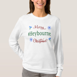 Camiseta Feliz Heybourn Natal Long Sleeve T Shirt