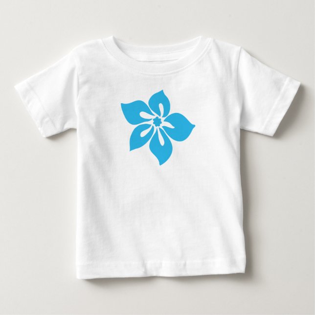 Camiseta Feliz Hibiscus Tropical Floral (Frente)