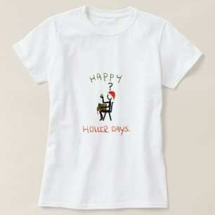 Camiseta Feliz Holerday 6 - presente de Natal de abacate.