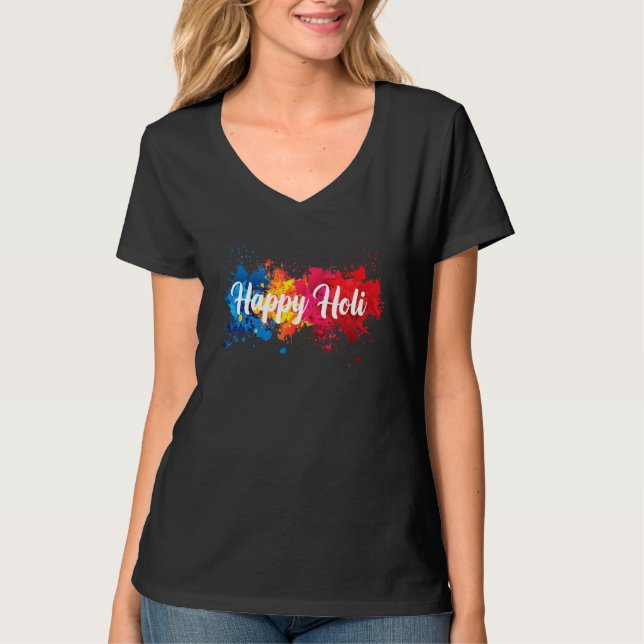 Camiseta Feliz Holi Women Family Kids Legal Festival 20 (Frente)