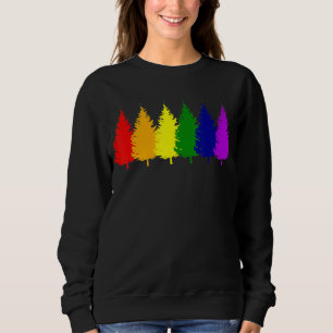 Camiseta Feliz Holigays Rainbow Xmas Tree Holidays Se