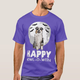 Camiseta Feliz Howloween Lpreguiçoso Figurino de Halloween