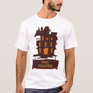 Camiseta Feliz Ilustração Helloween Trendy