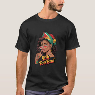 Camiseta Feliz Independência Guiana Guiana Sinalizador Mess