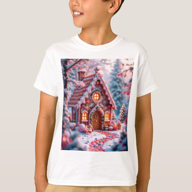 Camiseta Feliz inverno com Natal (Frente)