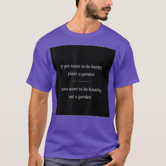 Camiseta Feliz Jardim Vegetal Come Vegan Vegetariana
