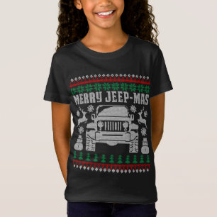 Camiseta Feliz Jeepmas Buffalo Xadrez Natal Natal