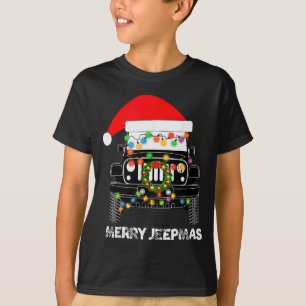 Camiseta Feliz Jeepmas Rena de Natal Feia Luz