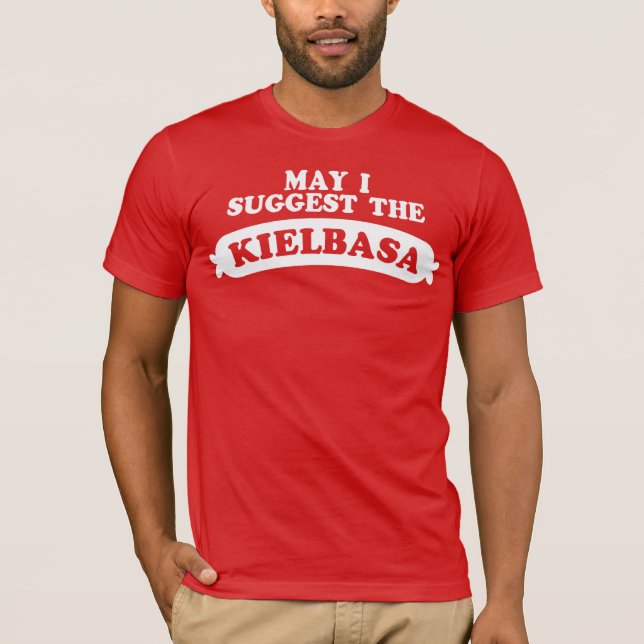 Camiseta Feliz Kielbasa Polonês (Frente)